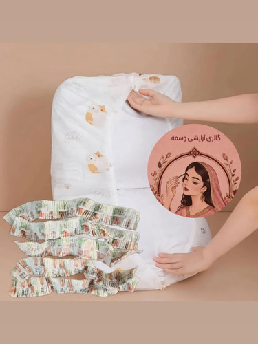 روبالشی یکبار مصرف بسته 10 عددی