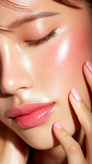 رژگونه مایع پددار OLIBOLLA مدل Oh My Blush رنگ Sun Kissed