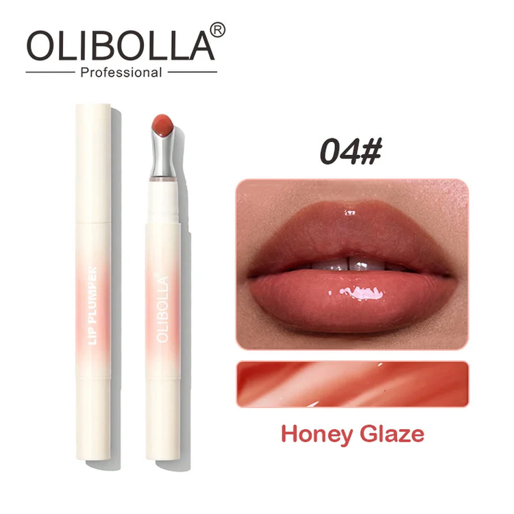 پلامپر لب خیس رنگی OLIBOLLA مدل سر فلزی