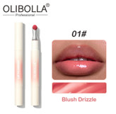 پلامپر لب خیس رنگی OLIBOLLA مدل سر فلزی