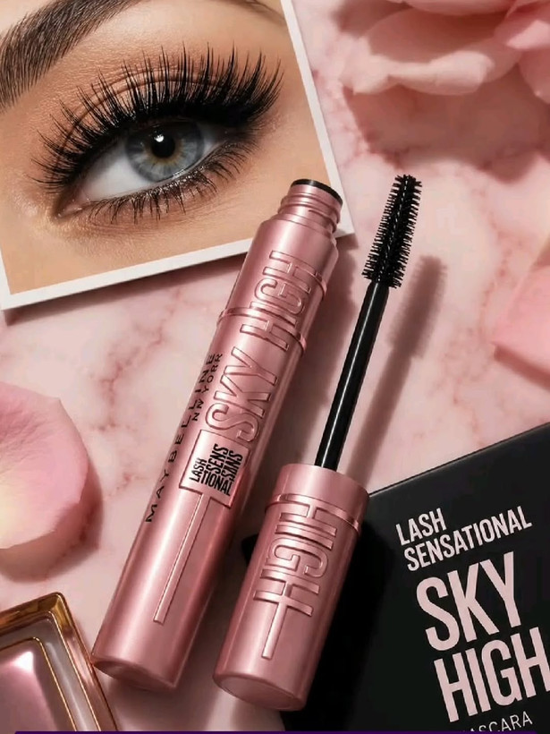 ریمل ضد آب میبلین حجمدهنده و بلندکننده مدل Lash Sensational Sky High حجم 6 میل