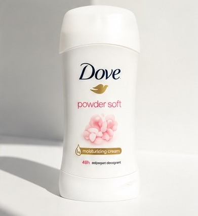 استیک ضدتعریق صابونی زنانه داو مدل Powder Soft حجم ۴۰ میل