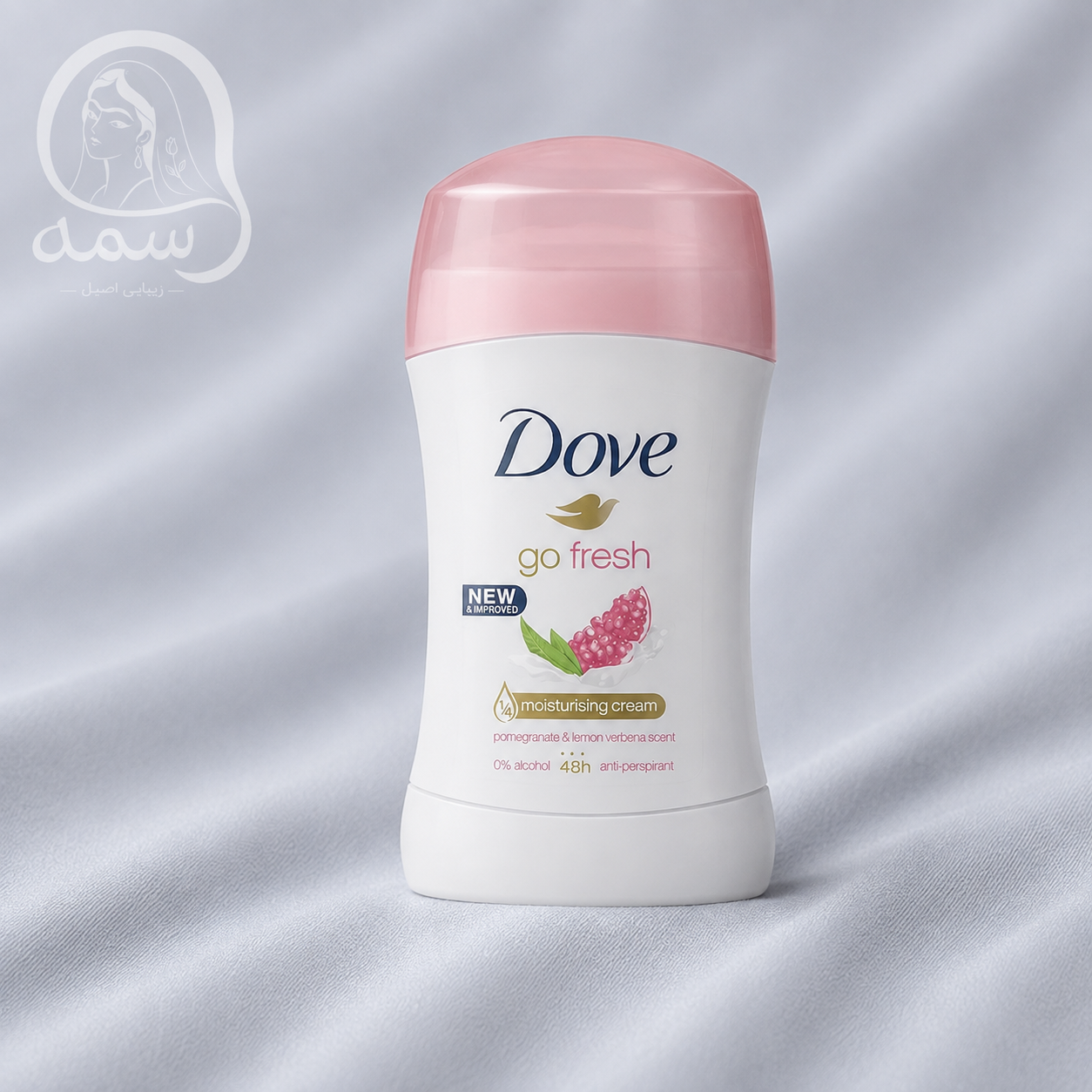 استیک ضدتعریق صابونی زنانه داو Go Fresh مدل انار و به‌لیمو حجم ۴۰ گرم
