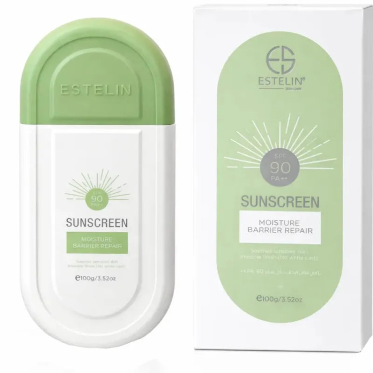 ضد آفتاب ترمیمکننده استلین سبز SPF 90 حجم ۱۰۰ میلیلیتر
