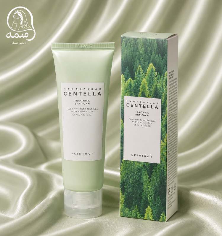 فوم شوینده ضدجوش و لایه بردار چای سبز سنتلا Centella Madagascar