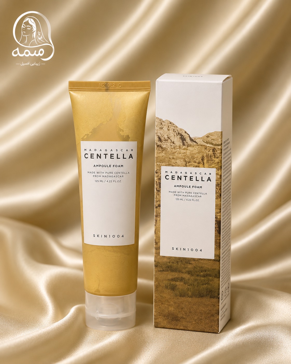 فوم شست‌وشوی صورت SKIN1004 مدل Madagascar Centella Ampoule حجم ۱۲۵ میلی‌لیتر