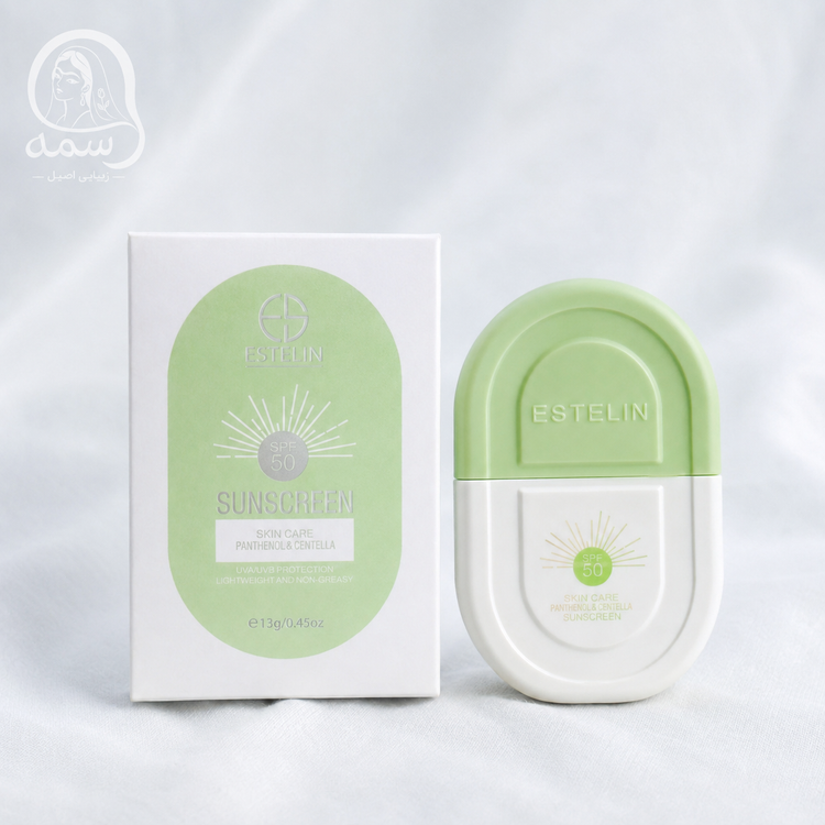 کرم ضد آفتاب استلین مدل Clear Gel Repair سبز SPF 50 حجم ۵۰ میلیلیتر