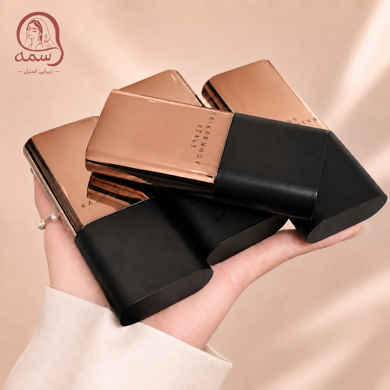 کرم پودر استیکی دوطرفه براش‌دار کاکاشو اورجینال مدل C435 حجم ۱۴ گرم در ۲ شماره