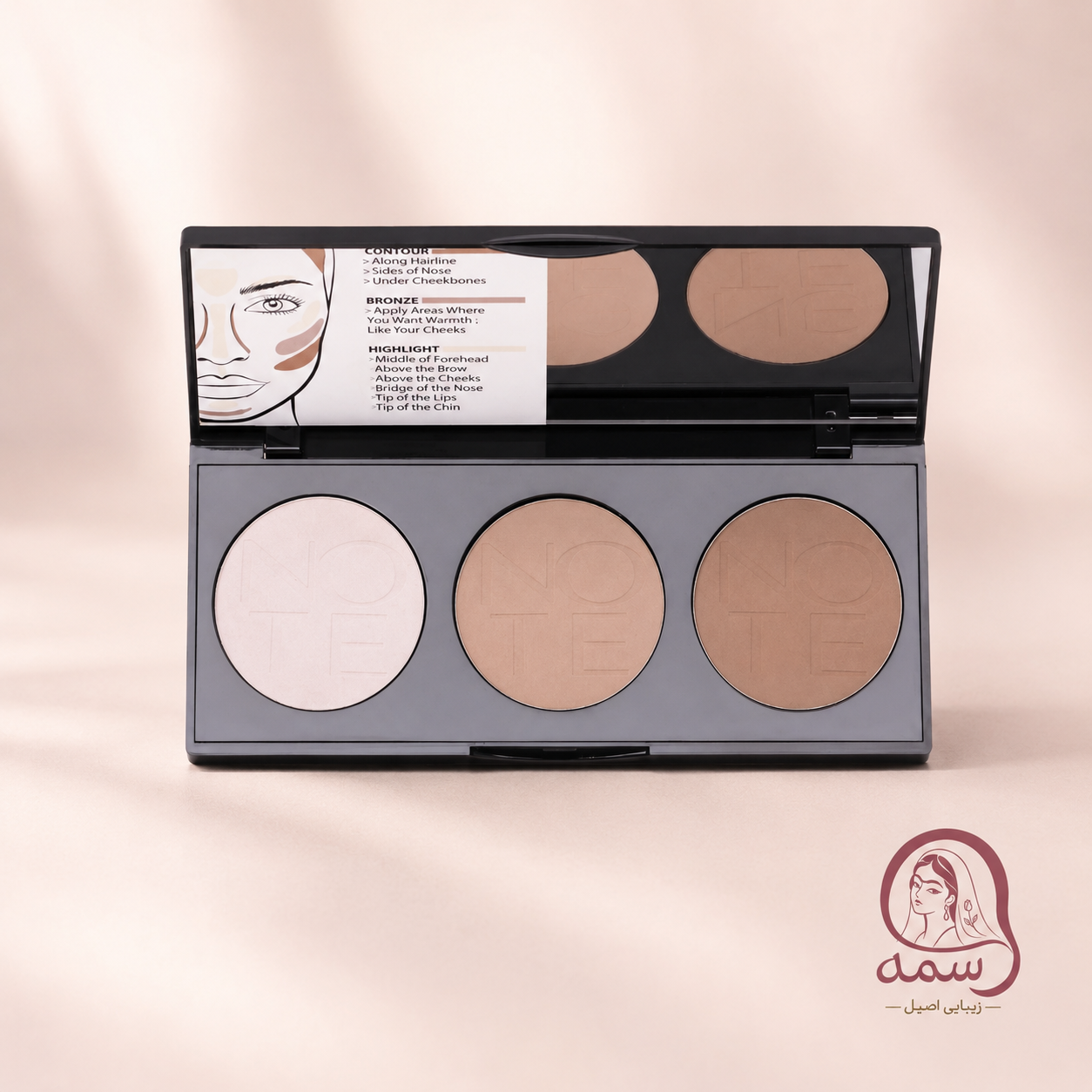 پالت کانتور پودری نوت مدل Perfecting شماره 02 وزن 15 گرم