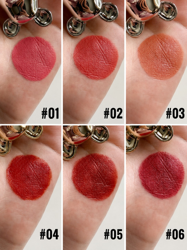 رژلب جامد مات مخملی خرسی GEGE BEAR مدل 1079 – ۶ رنگ