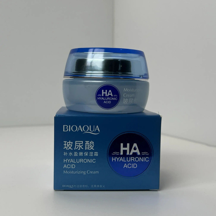 کرم آبرسان بیوآکوا Bioaqua مدل هیالورونیک اسید حجم ۵۰ گرم