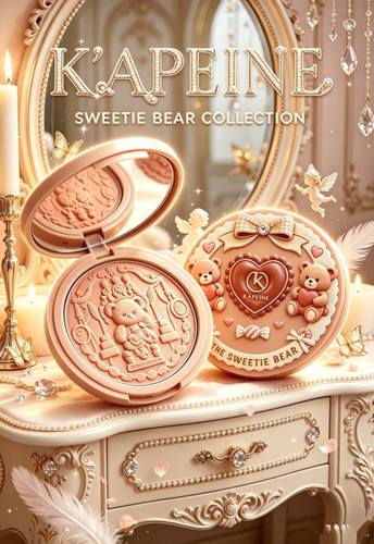 رژگونه پودری خرسی Sweet Bear کاپین KAPEINE – ۴ رنگ