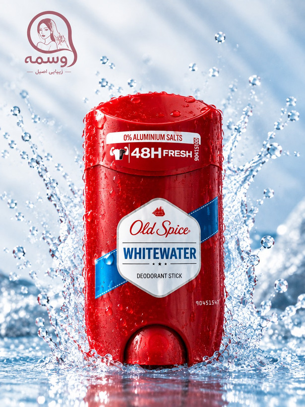 مام دئودورانت استیکی مردانه اولد اسپایس Old Spice مدل Whitewater حجم ۵۰ میل
