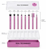 ست براش چشم و ابرو ۸ عددی ریل تکنیک مدل Everyday Eye Essentials