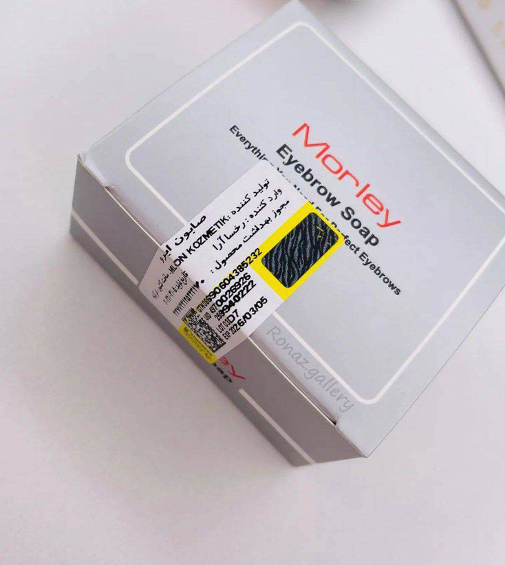 صابون لیفت و حالتدهنده ابرو مورلی Morley مدل Eyebrow Soap همراه برس