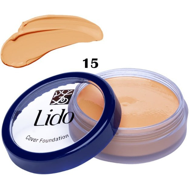 کرم پودر کاور فوندیشن لیدو LIDO شماره ۱۳ و ۱۵