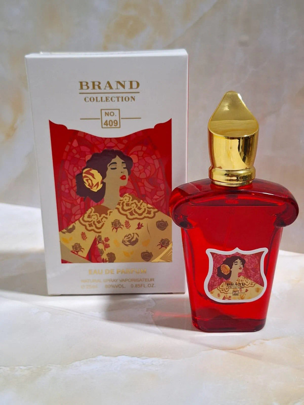 عطر ادوپرفیوم زنانه -ادکلن مینی برند کالکشن کد ۴۰۹ رایحه زرجوف کازاموراتی بوکت ایدهآل ۲۵ میل