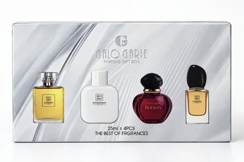 پک هدیه عطر مینی چهارعددی ۲۵ میل با جعبه