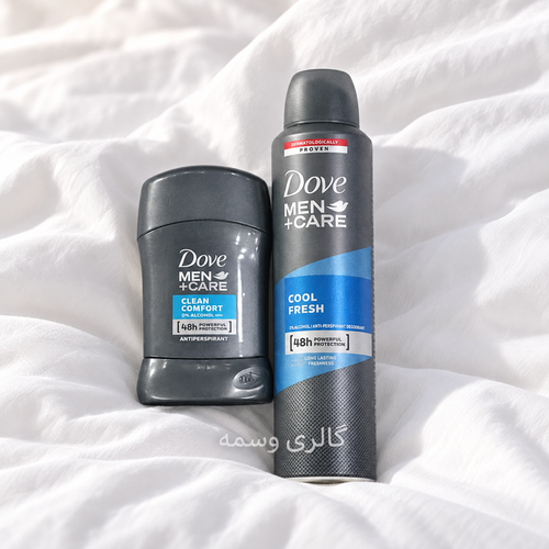 پک دوتایی ضدتعریق مردانه داو Men+Care شامل مام Clean Comfort و اسپری Cool Fresh